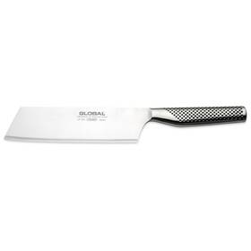 Gf-100 Global Model X 7 Inch Nakiri Knife - Made In Japan Heavy Duty Chopper