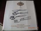 Godinger Versailles Four Piece Crystal Handled Serving Set Shannon By S 028199124048