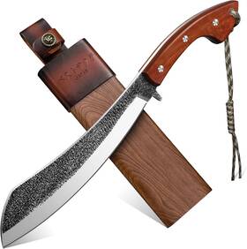 Golden Bird 445044865834 Parang Machete Knife - 9.5 Inch Heavy Duty For Cutting Trees