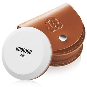 Goodjob 717717519311 Axe Sharpening Stone Premium Japanese Dual Grit 150/320 Ax Sharpener Round A