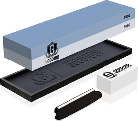 Gb-04b Goodjob Knife Sharpening Stone Kit - Premium Japanese Whetstone Sharpener