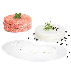Sc-512 Gourmeo Round Parchment Paper Set For Hamburger - 1000 Air Fryer Liners T