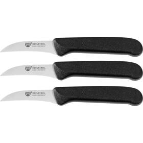 GrÄ We 010094021313 Fruit Knife Set Of 3 Stainless Steel Blade Black Handles Super Sharp Edge