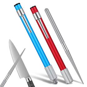 Gtziqa 5287vzkn3852 2 Pcs Diamond Sharpening Rod Pocket Knife Sharpener Retractable Sh
