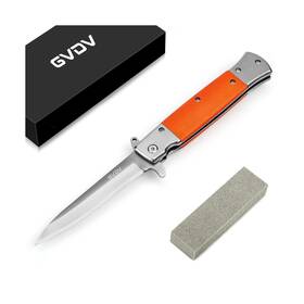 Gd-y60 Gvdv Folding Pocket Knife With G10 Handle 7cr17 Stainless Steel Edc Wi