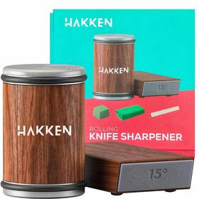 Hakken 198168362976 Rolling Knife Sharpener Kit With Diamond Sharpening Stone For Kitchen S