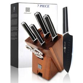 Lzkukzsa0 Hanmaster Kitchen Knife Set 7 Pieces German Stainless Steel Knives For Wit