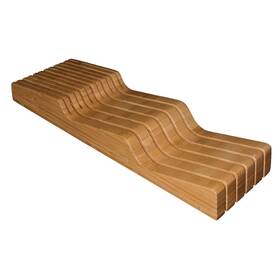 Heim Concept 793936153680 Organic In-drawer Brown Bamboo Knife Block