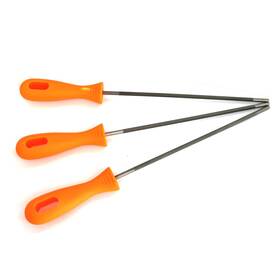 Heyous 728456055428 3pcs Chainsaw Chain Sharpening File Set Files Sharpener With Plastic