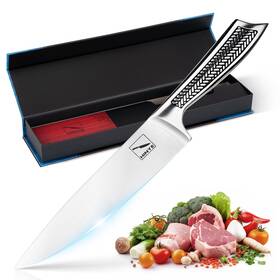 Hinye 602581478522 High Carbon Stainless Steel Chef Knife - 8 Inch Sharp Kitchen With Unib