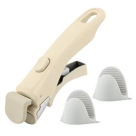 22414167 Hogurin Removable Pot Handle Detachable Pan Handles With 2 Pcs Silicone Oven Mitts N