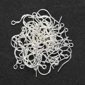 Guhbckhi04 Hollosport 48pcs/24pairs 925 Sterling Silver Earring Hooks Hypoallergenic Jewelry