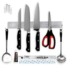 Homefer 196852346424 Stainless Magnetic Knife Holder For Wall 16 Inches Multifunctiona... Fast Ship