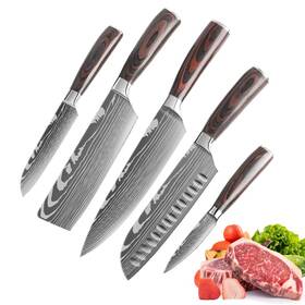 Hong Won 708156357602 Knife Set 3.5-8 Inch Boxed Knives Premium German Stainless Steel