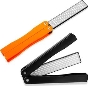 Honoson 313110312346 2 Pack Garden Tool Sharpener Folding Pocket Diamond Knife 400/600 Gri
