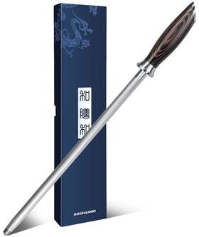 Hoshanho 714757572658 Honing Rod 12 Inch Professional Kitchen Knife Sharpener Japanese