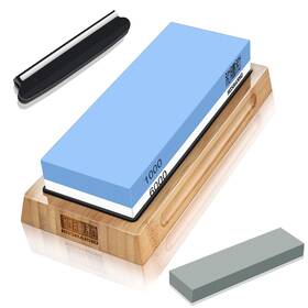 D2201wteu06 Hoshanho Knife Sharpening Stone Set Dual Grit Whetstone 1000/6000 Sharpener We