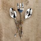 Hostess Gg Collection 3pc Twisted Metal Serving Set Gracious Goods 037916926063