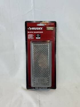 Husky 194767000295 Dual Sided Block Sharpener W Cover 400 And 600 Git