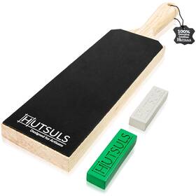 Hutsuls 019213792824 Leather Strop For Knife Sharpening - Get Razor-sharp Edges With 3 Inch X 9 Doubl