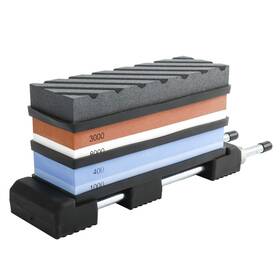 Hy-gy-0058 Hyddnice Knife Sharpening Stone Kit 2 In 1 Grit 400/1000 3000/8000 Waterstone W