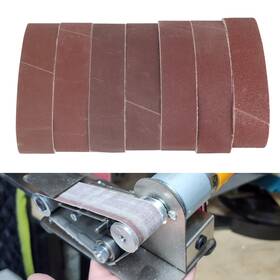 80-1000 Ibrookauction 616361640306 35pcs Alumina Sanding Belts 1.18 Inch X13 Replacement Knife Sharpener Grit