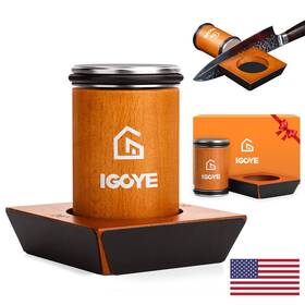 Igoye 58990 Diamond Rolling Sharpening Sharpener Knife Tool Adjustable Angle Magnetic Base
