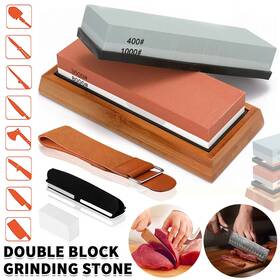 Ikaufen 982766659749 400/1000/3000/8000 Whetstone Sharpening Stone Set Knife Sharpener Holder Gloves