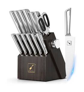 I-ks0291dg Imarku Knife Sets For Kitchen With Block G14 Japanese Set Sta... Fast Ship