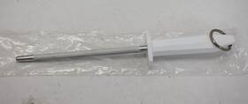 E54209101 Inox Pro 10 Inch Knife Sharpening Tool Alloy Steel Polished White W Handle