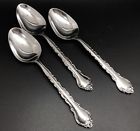 Rf910 International Silver Stainless Steel Set Of Gigi Solid Serving Spoons