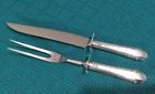 International Silver Sterling Enchantress Carving Set Pc Knife Fork