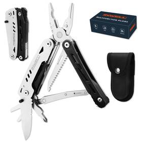 In1801121 Inwell 12-in-1 Multitool Pliers With Safety Lock Fire Starter And Whistle Stainless