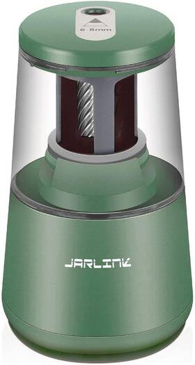 Op825g Jarlink Electric Pencil Sharpener Heavy-duty Helical Blade To Fast Green