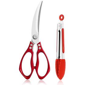 Jasni S088 Fish Pattern Powerful Kitchen Scissors Professional Heavy Duty Multi-pu