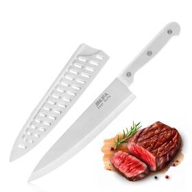 Jinlifa 658359092537 8 Inch Chef Knife Stainless Steel Kitchen With Protective Sheath