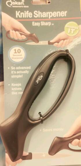 105218 Jokari Knife Sharpener Black 1pc Brand New Buy Today
