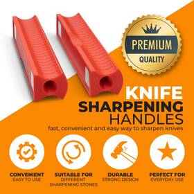 Jtp-we-150 Jtp 3d Wicked Edge Compatible Knife Sharpening Handles 6 Sets Of Diamond Stones