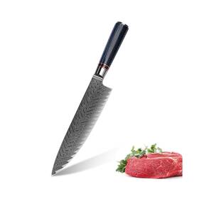 Dcf810 Junjing 8 Inch Chef Knife Damascus 67 Layer High Carbon Stainless Steel Pr... Fast Ship