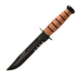 Ka-bar Gs109811 Full Size Usmc Serrated Edge Knife Fixed Blade With Bro