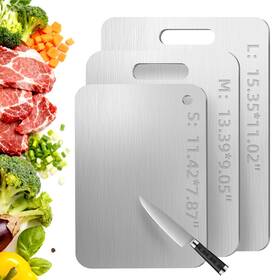 Kacitalone 768781631300 Katori Titanium Cutting Board 100% Pure Boards For Kitchen