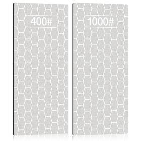 Kalolary-ywae011 Kalolary 2pcs Diamond Sharpening Stone Knife Sharpener Whetstone Honey