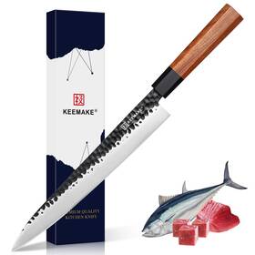 2040305k Keemake Keemmake Sushi Knife - 10 Inch Yanagiba With 440c Stainless Steel Blade Japa