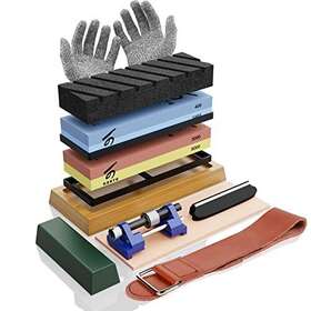 Kerye 794590526438 Complete Knife Sharpening Stone Set Professional Japanese Whetstone Sharpene