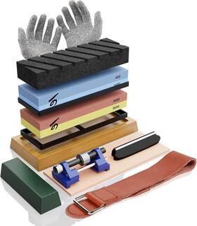 Ky29 Kerye Japanese Whetstone Sharpener Set - 400/1000 3000/8000 Grit Water Stones