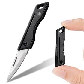 Kk06bk Keyunity Mini Titanium Pocket Knife For Everyday Carry- Razor Sharp Fo