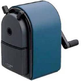 Kh20.33  Uni Kh-20 Hand Crank Wooden Pencil Sharpener - Blue 1 Count Pack Of