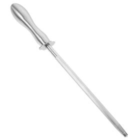 Mz18007n27p8v0lbl Kichouse 12 Inch Stainless Steel Handheld Sharpening Rod Cutter Sharpener For Kitchen