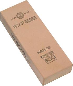 0300048 King Japanese Authentic Sharpening Stone Delux - Wide Type #800