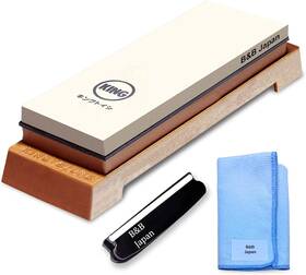 King 445040815888 Whetstone Starter Set Include 1000/6000 Grit Combination Made In